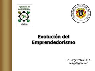 Evolución del Emprendedorismo