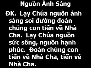 Nguồn Ánh Sáng