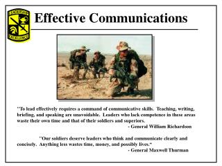 Effective Communications