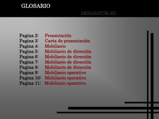 GLOSARIO