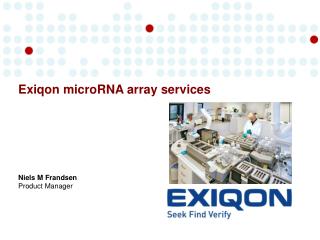 Exiqon microRNA array services