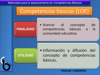 Competencias básicas (LOE)