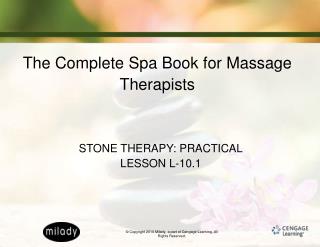 The Complete Spa Book for Massage Therapists