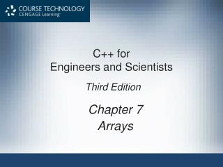 Chapter 7 Arrays