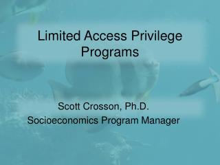 Limited Access Privilege Programs