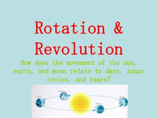 Orbit – the path the earth takes to travel around the sun.