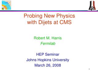 Probing New Physics with Dijets at CMS