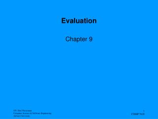 Evaluation