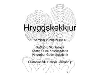 Hryggskekkjur