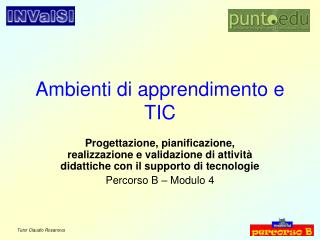 Ambienti di apprendimento e TIC