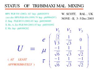 S3 GROUP MIXING