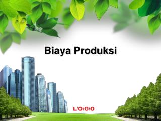 Biaya Produksi