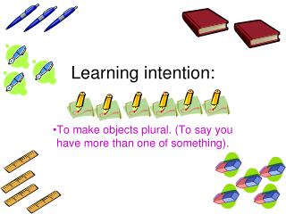 Learning intention: