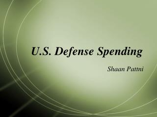 U.S. Defense Spending