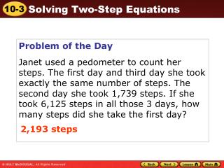 Problem of the Day