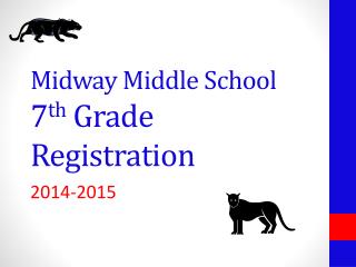 Midway Middle School 7 th Grade Registration