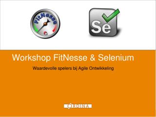 Workshop FitNesse &amp; Selenium