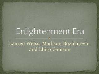 Enlightenment Era