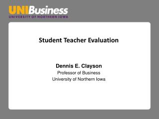 Student Teacher Evaluation