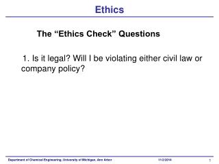 Ethics