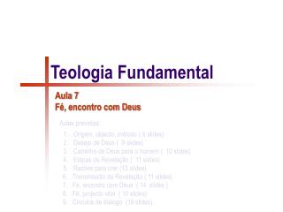 Teologia Fundamental