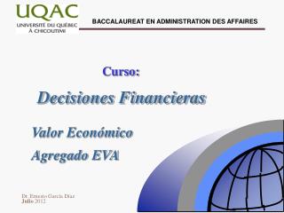 Decisiones Financieras