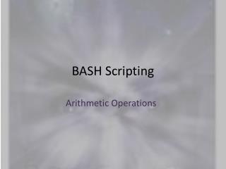 BASH Scripting