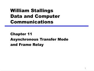 William Stallings Data and Computer Communications