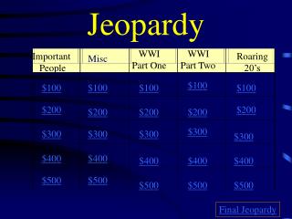 Jeopardy