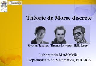 Théorie de Morse discrète