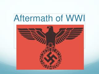 Aftermath of WWI