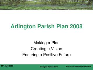 Arlington Parish Plan 2008