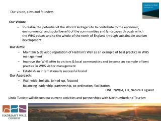 Our vision, aims and founders