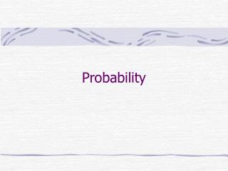 Probability