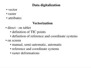Data digitalization