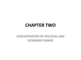 CHAPTER TWO