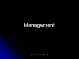 Management