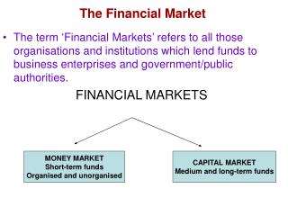 The Financial Market
