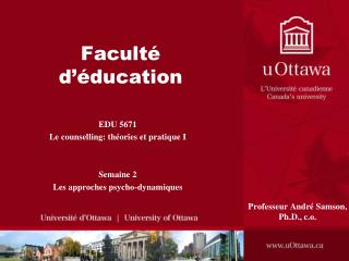 Faculté d’éducation