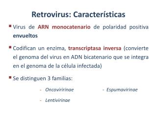 Retrovirus: Características