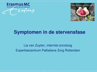 Symptomen in de stervensfase