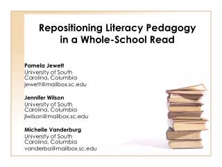 Repositioning Literacy Pedagogy in a Whole-School Read