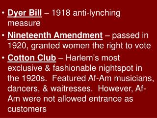 Dyer Bill – 1918 anti-lynching measure