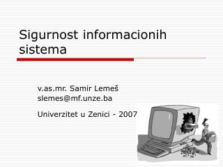 Sigurnost informacionih sistema