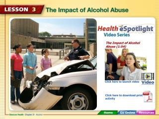 The Impact of Alcohol Abuse (1:54)