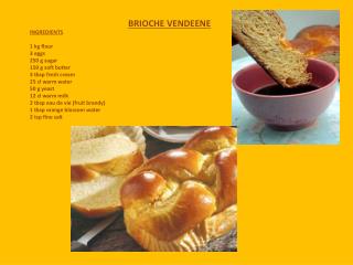 BRIOCHE VENDEENE