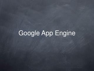 Google App Engine