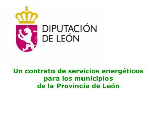 Un contrato de servicios energéticos para los municipios de la Provincia de León