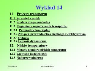 Wykład 14