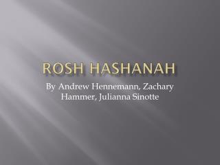 Rosh Hashanah